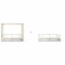 Oliver Furniture Kit de conversion pour lit à baldaquin en lit banquette Camp|Enfant Lits, Matelas Enfant