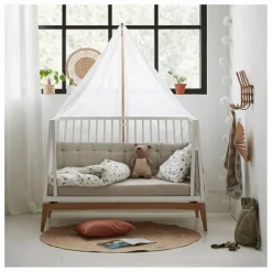 New Leander Kit de conversion pour lit bébé évolutif Luna 70x140 | Blanc