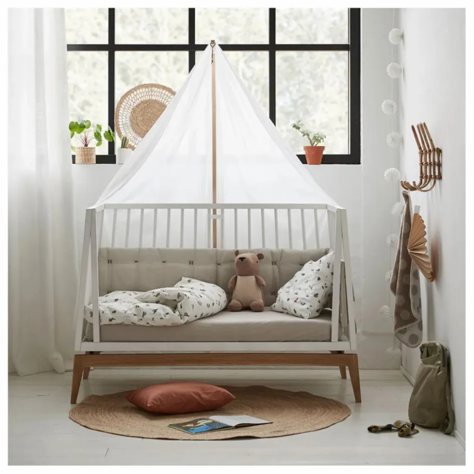 New Leander Kit de conversion pour lit bébé évolutif Luna 70x140 | Blanc