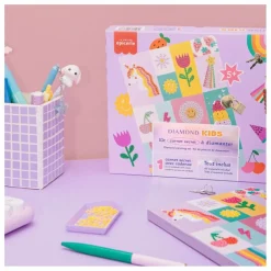 La Petite Épicerie Loisirs Créatifs*Kit de Diamond painting enfant - Carnet secret