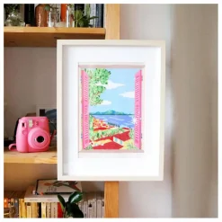 Outlet Kit de peinture au numéro - Fenêtre ouverte sur Naples Loisirs Créatifs