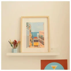 La Petite Épicerie Kit de peinture au numéro - Lisbon Tram par Vero Illustrates| Loisirs Créatifs