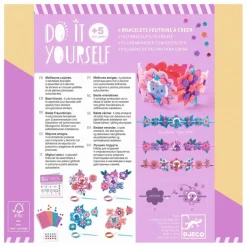 Djeco Kit DIY - Bracelets en feutrine à créer| Loisirs Créatifs