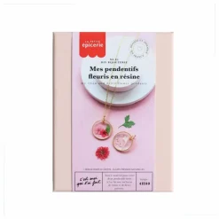 La Petite Épicerie Loisirs Créatifs*Kit DIY - Mes pendentifs fleuris en résine