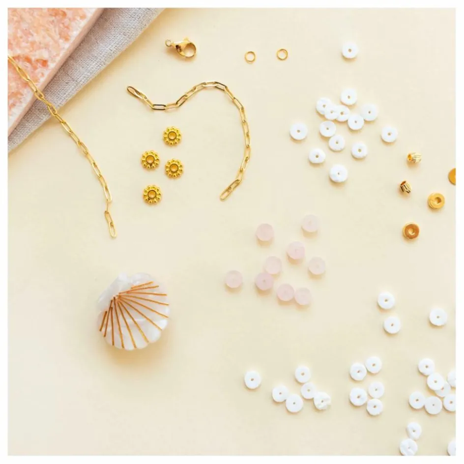 La Petite Épicerie Kit DIY - Mon collier en perles heishi et quartz| Loisirs Créatifs