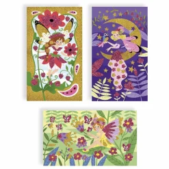 Discount Janod Kit pour dessins pailletés Fées - x Hachette Multicolore