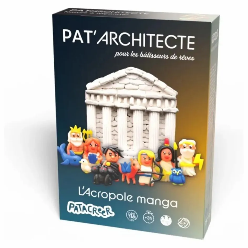 Discount Patacréer Kit pâte à modeler autodurcissante Mon Acropole Manga Multicolore