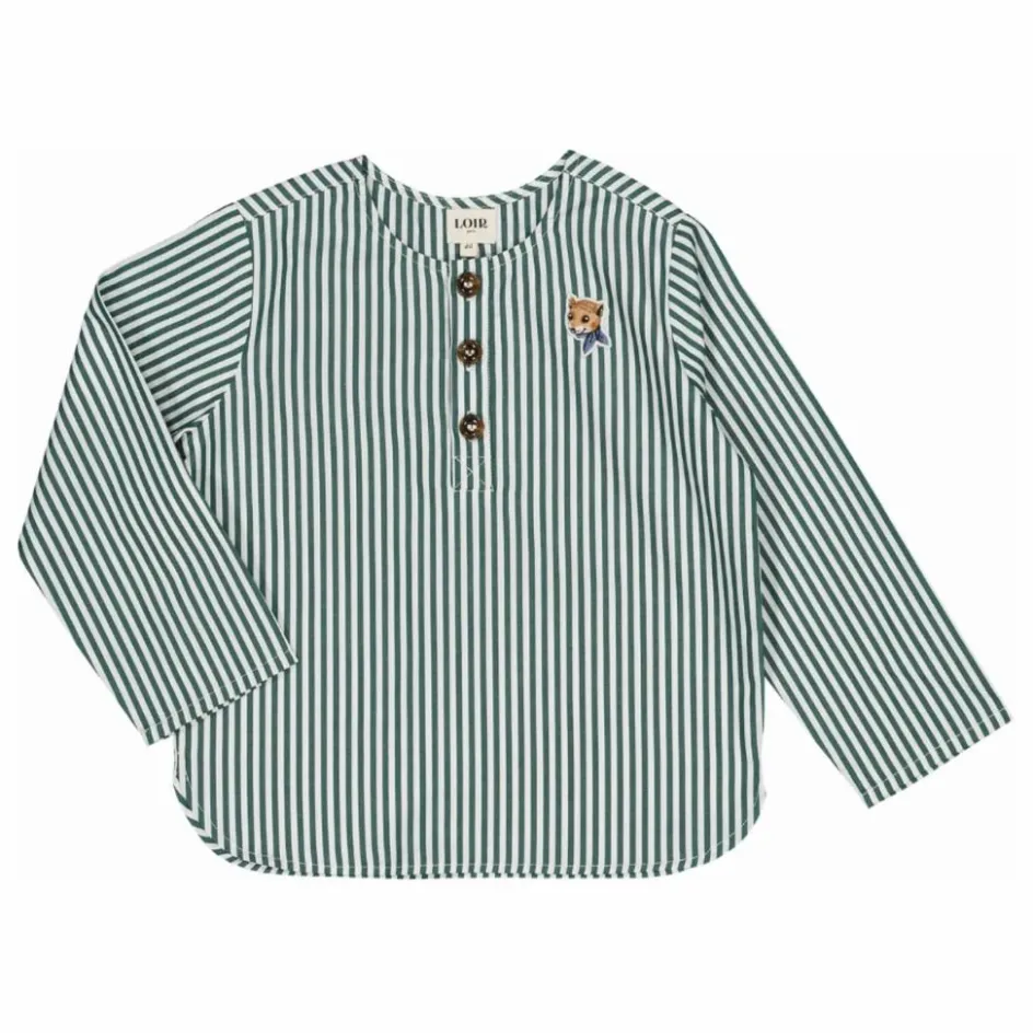 Clearance Loir Kurta Rayures | Vert