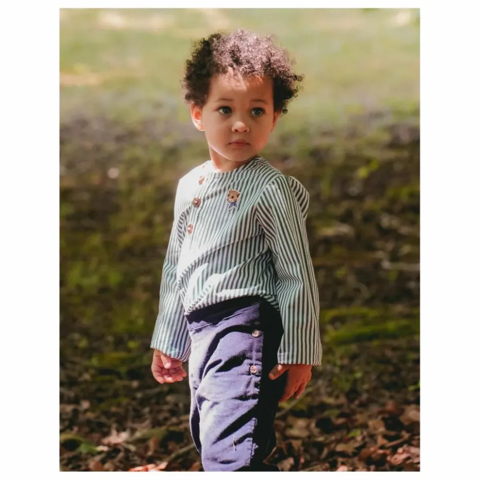 Clearance Loir Kurta Rayures | Vert