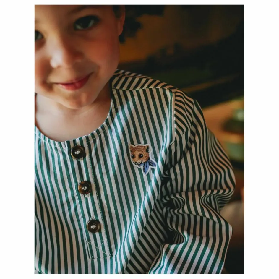 Clearance Loir Kurta Rayures | Vert