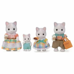 Sylvanian Families La Famille Chat Latte| Maisons De Poupées