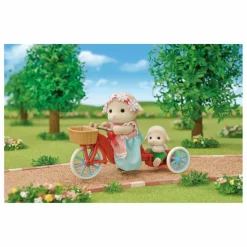 New Sylvanian Families La maman mouton et son stand de popcorn Multicolore