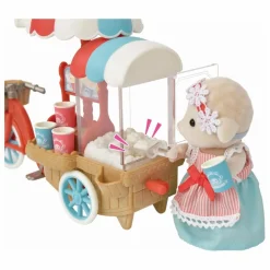 New Sylvanian Families La maman mouton et son stand de popcorn Multicolore