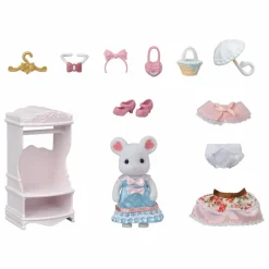 Online La valisette de mode et grande sœur souris marshmallow Maisons De Poupées