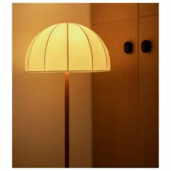 The Socialite Family Luminaires*Lampadaire Duomo pied en cuir cognac |