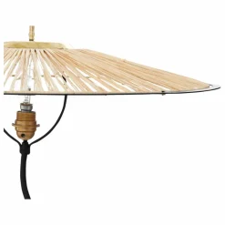 Honoré Luminaires*Lampadaire Kaa en métal et raphia |