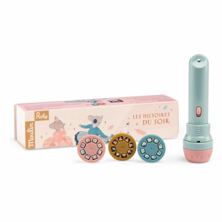 Sale Moulin Roty Lampe à histoires La petite école de danse Multicolore