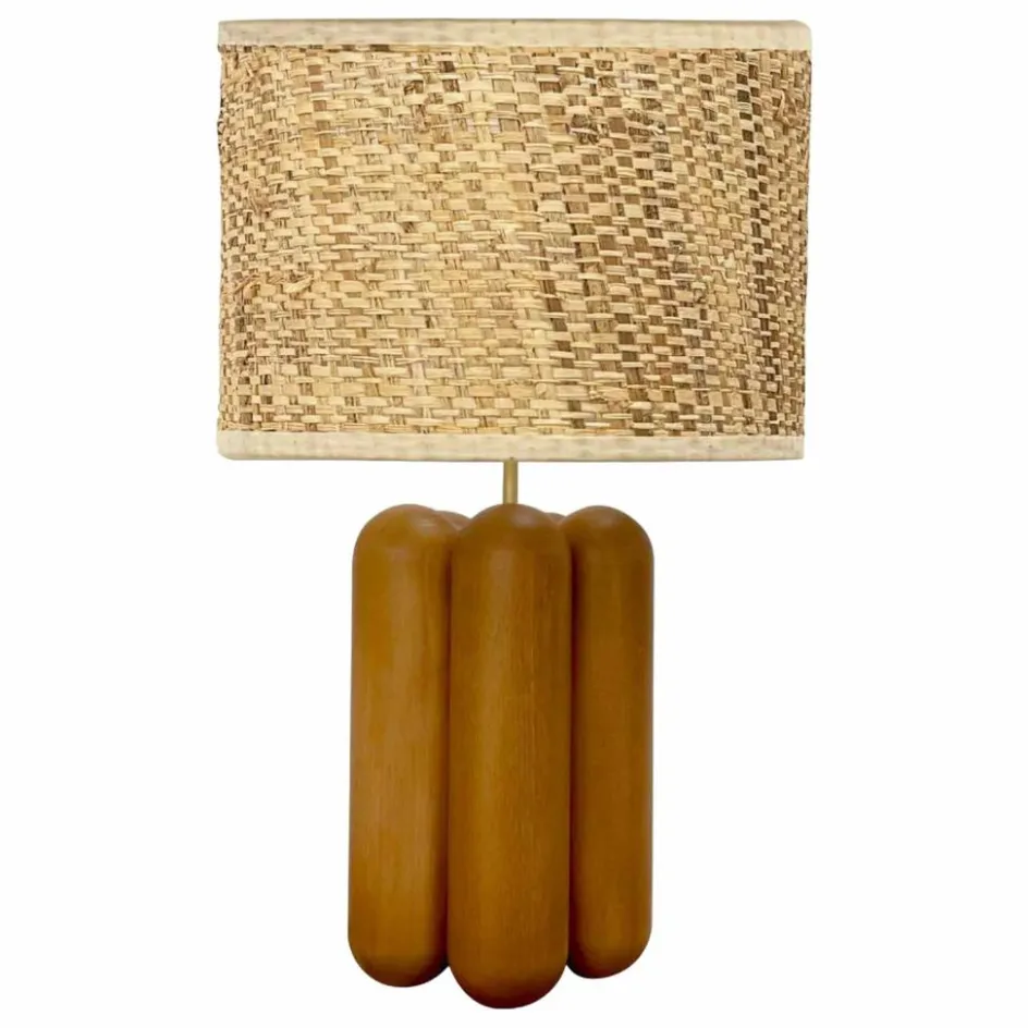 Best Lampe à poser abat-jour en raphia Charlotte | Luminaires