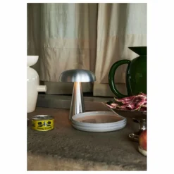 Discount & Tradition Lampe à poser Como SC53, Space Copenhagen | Argenté