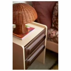 HKliving Luminaires*Lampe à poser en osier