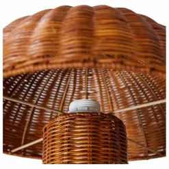 HKliving Luminaires*Lampe à poser en osier