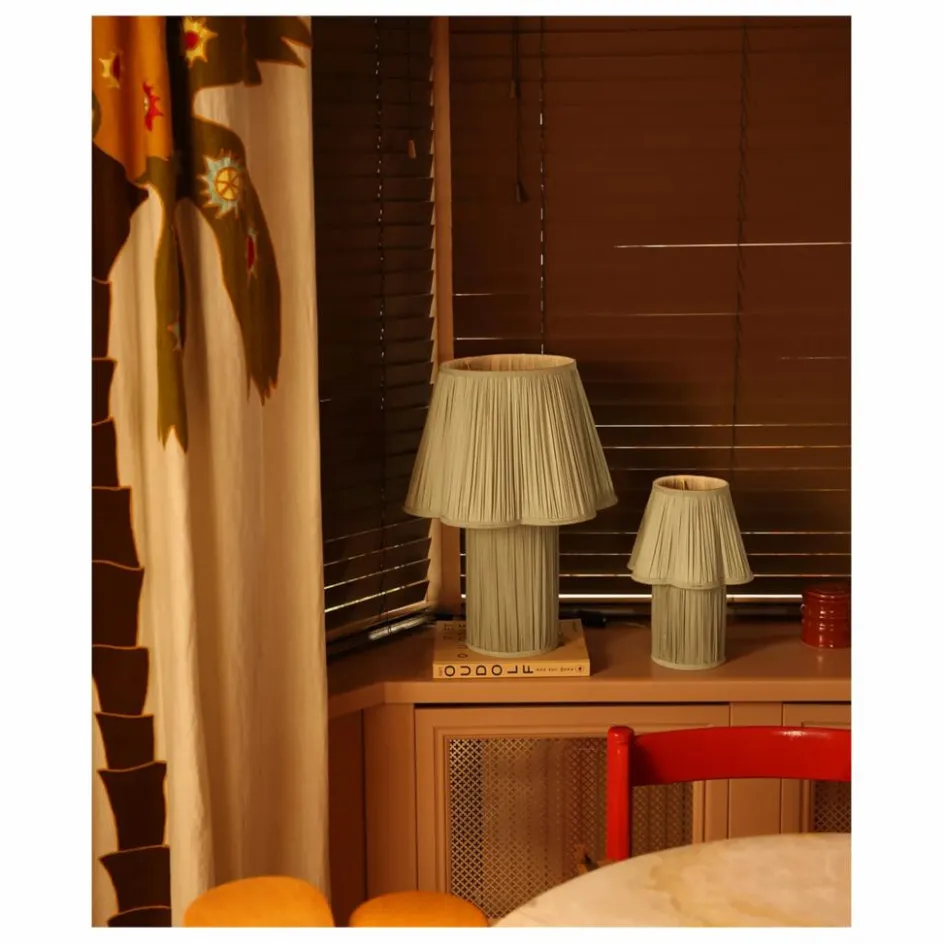 Doing Goods Luminaires*Lampe à poser en soie Myra |