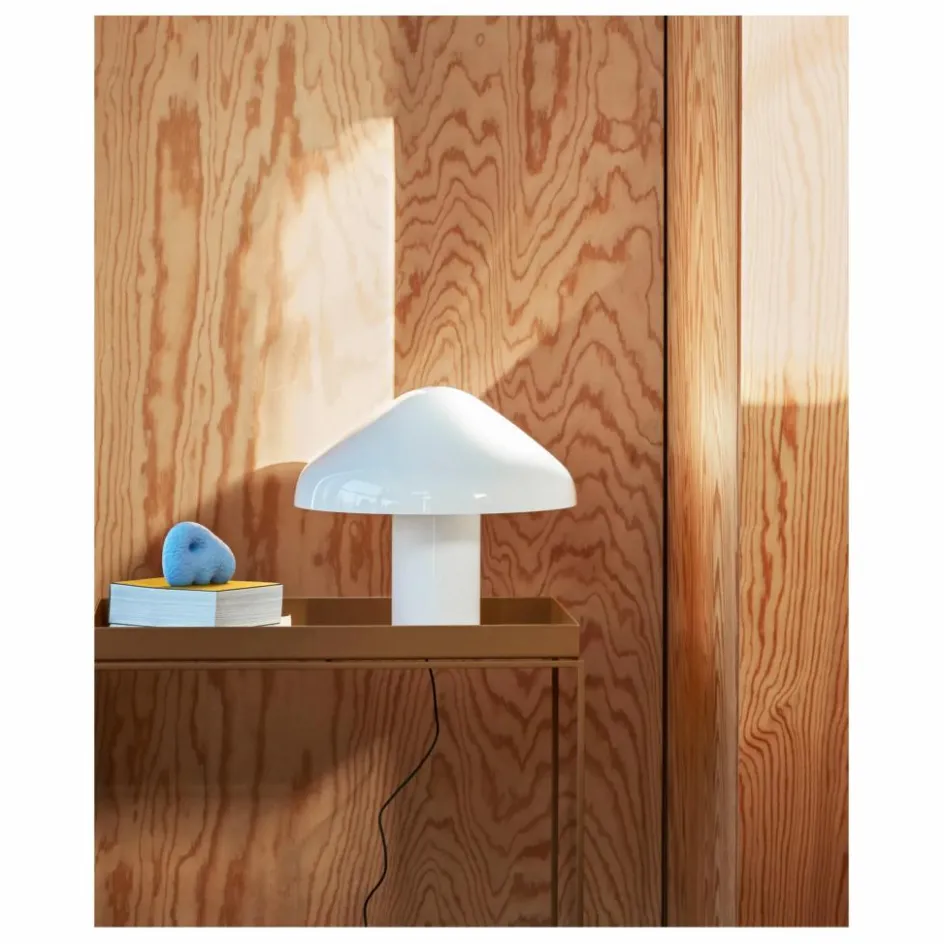 Hot Hay Lampe à poser Pao en verre opale | Blanc