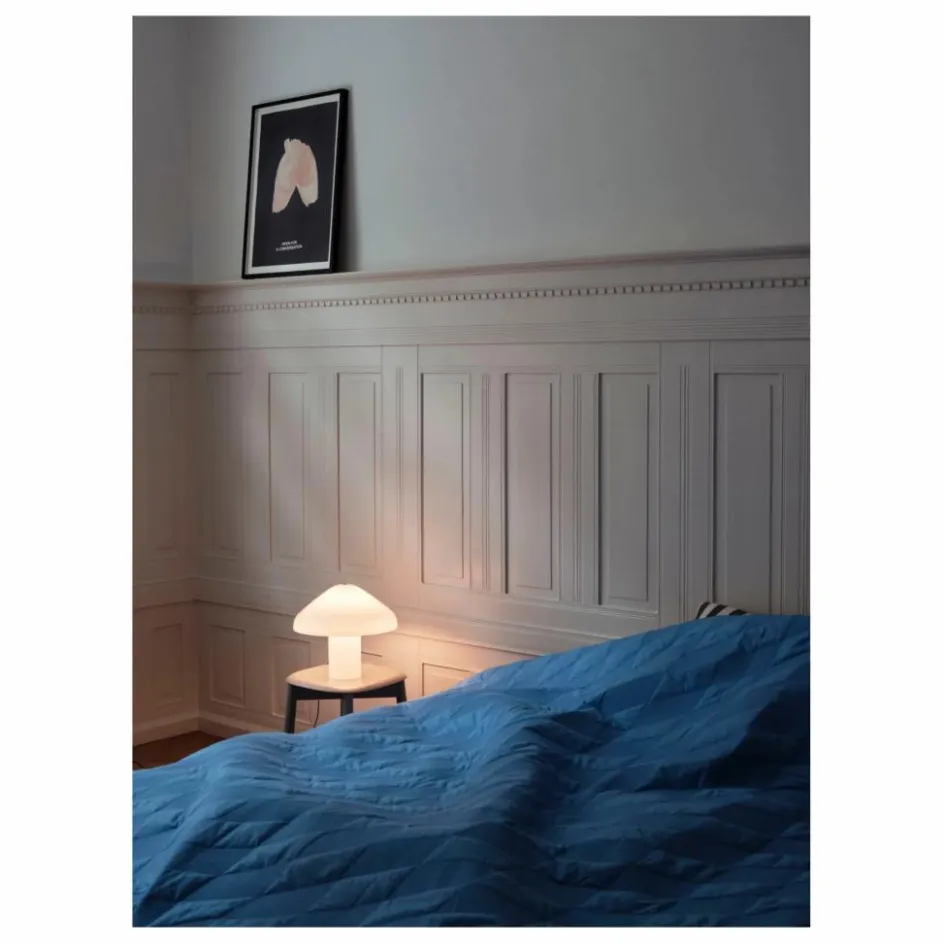 Hot Hay Lampe à poser Pao en verre opale | Blanc