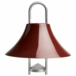 Clearance Hay Lampe à poser portable Mousqueton - Inga Sempé | Rouge