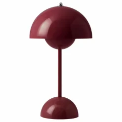 New & Tradition Lampe à poser portative Flowerpot VP9, Verner Panton | Prune