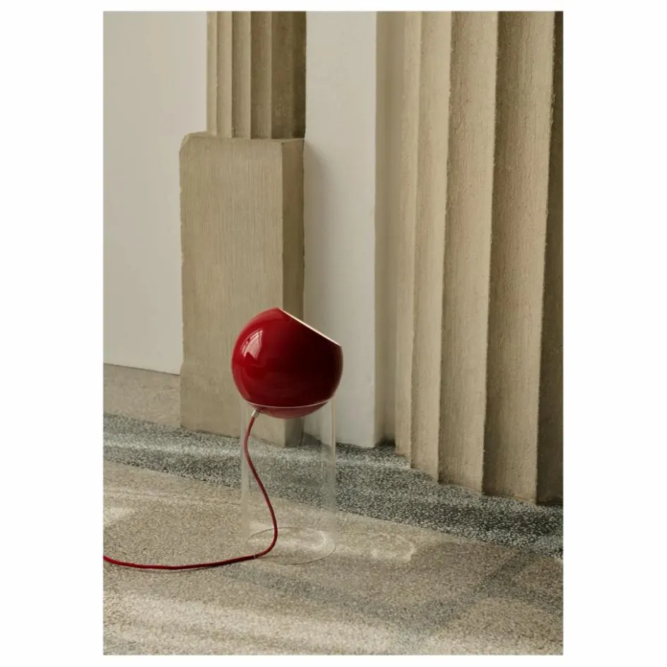 Outlet & Tradition Lampe à poser Topan VP14 | Rouge vermillon
