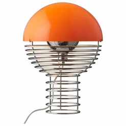 Discount Verpan Lampe à poser Wire - Verner Panton | Orange