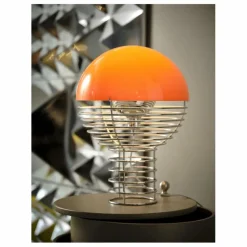 Discount Verpan Lampe à poser Wire - Verner Panton | Orange