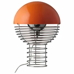 Discount Verpan Lampe à poser Wire - Verner Panton | Orange