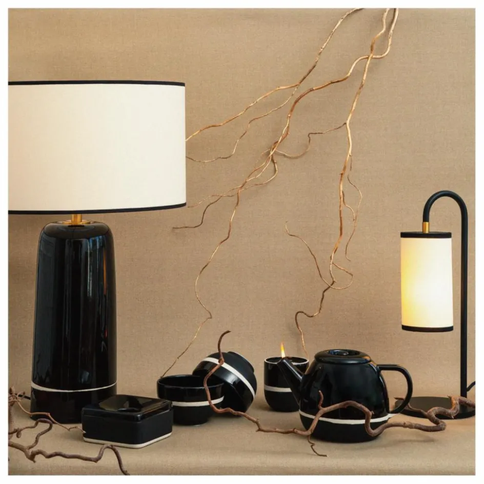 New Maison Sarah Lavoine Lampe de table Sicilia H60 cm | Radis noir