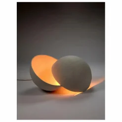 Serax Lampe Earth ronde en papier maché | Blanc