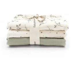 Babyshower Langes Olive - Set de 3 || Langes|Puériculture