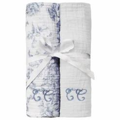 Tartine et Chocolat Langes Toile de Jouy - Set de 2 || Langes|Puériculture