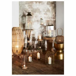 Madam Stoltz Lanterne en métal || Vases, Objets Déco