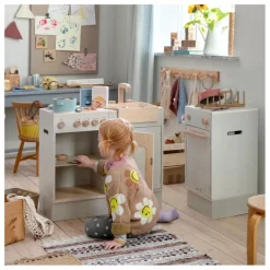 Outlet Sebra Lave-vaisselle en bois Multicolore