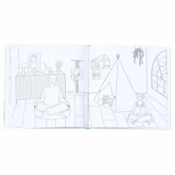 Maison Eliza Le coloriage des familles - x Smallable| Livres Jeunesse|Livres