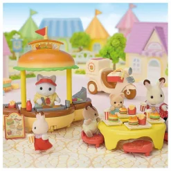 Hot Sylvanian Families Le stand de hamburgers Multicolore
