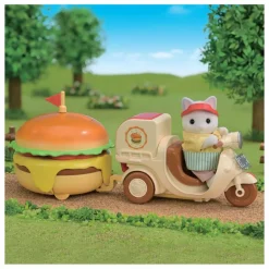 Hot Sylvanian Families Le stand de hamburgers Multicolore
