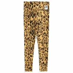 Outlet Mini Rodini Legging Basic Leopard Lyocell | Beige
