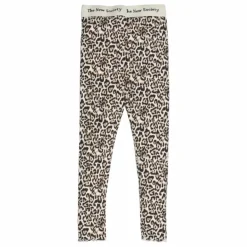 Discount the new society Legging Côtelé Léopard | Beige
