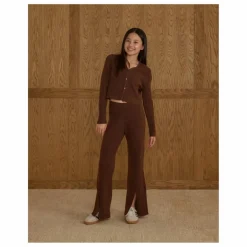 Best Rylee + Cru Legging Côtelé Maille | Marron
