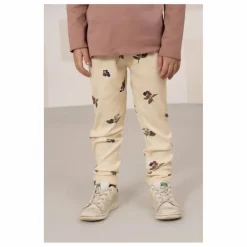Enfant Studio Bohème Pantalons, Joggers|Pantalons Jeggings*Legging Côtelé Rom-Pom Mûres Coton Bio |