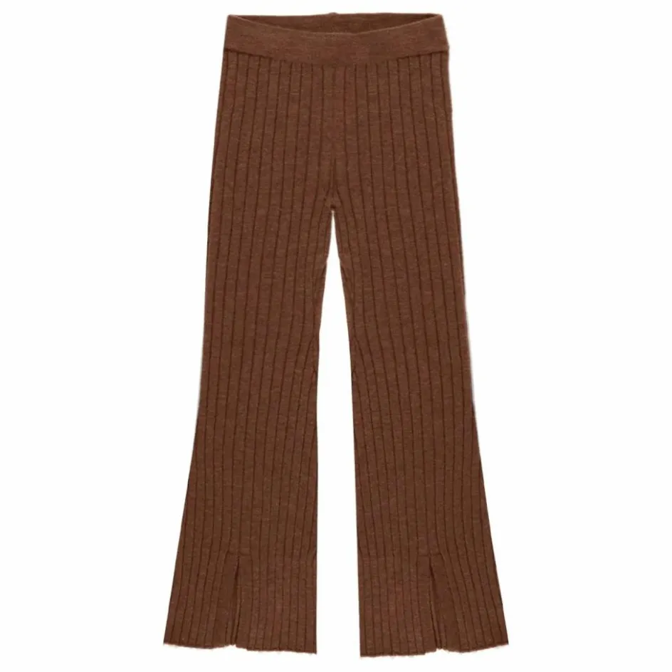 Outlet Rylee + Cru Legging Flare Côtelé Maille | Marron