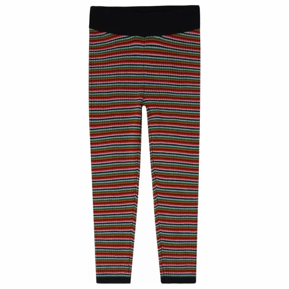 Enfant FUB Pantalons, Joggers|Pantalons Jeggings*Legging Rayé Laine de Mérinos |