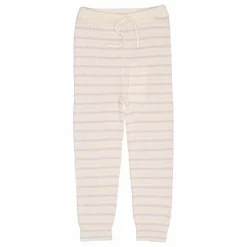 Clearance Copenhagen Colors Legging Rayures Laine Mérinos | Lilas tLilas